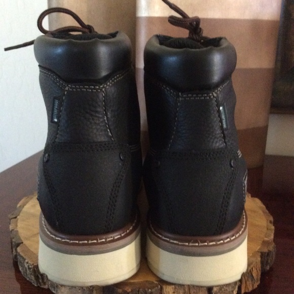 Timberland Men’s Pro Soft Toe Waterproof Leather Work Boots - Picture 7 of 11